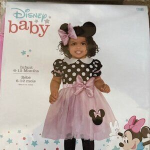 🎀 Disney Baby Minnie Mouse Infant Costume – 6-12 Months